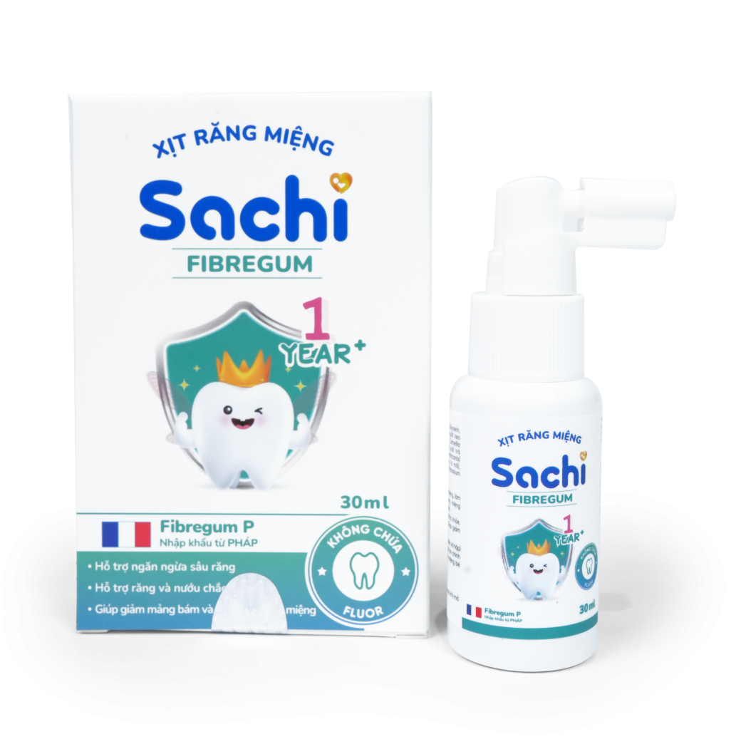 Xịt răng miệng Sachi Fibregum