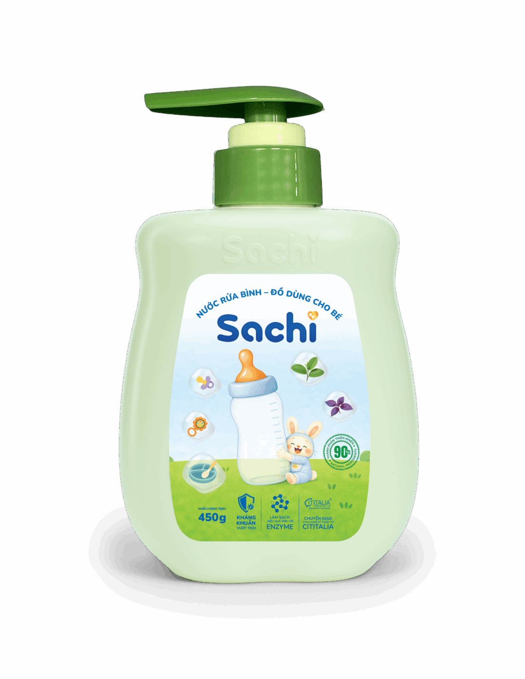 Nước rửa bình - đồ dùng cho bé Sachi